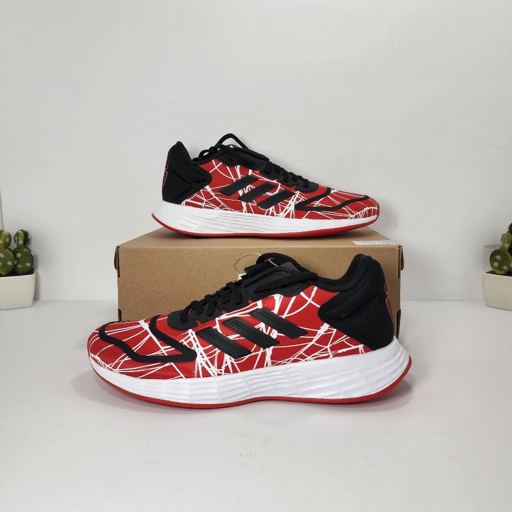 New! Adidas Duramo 10 Spider-Man Running | Youth Size 6 Women's Size: 7 | GY6627